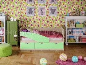 Кровать детская Бабочки 1,8 м в Барабинске - barabinsk.mebel-nsk.ru | фото