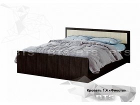 Кровать двуспальная 1,4м Фиеста (BTS) в Барабинске - barabinsk.mebel-nsk.ru | фото