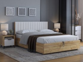Кровать двуспальная 1,6м Юлия в Барабинске - barabinsk.mebel-nsk.ru | фото