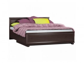 Кровать двуспальная с подъемным механизмом Верди СБ-1463/1 в Барабинске - barabinsk.mebel-nsk.ru | фото