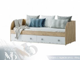 Кровать с ящиками Тренд КР-01 в Барабинске - barabinsk.mebel-nsk.ru | фото