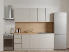 Кухонный гарнитур Мори 2,0 м (сатин) в Барабинске - barabinsk.mebel-nsk.ru | фото