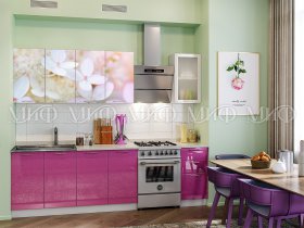Кухонный гарнитур Вишневый цвет в Барабинске - barabinsk.mebel-nsk.ru | фото