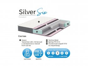 Матрас Silver Six в Барабинске - barabinsk.mebel-nsk.ru | фото