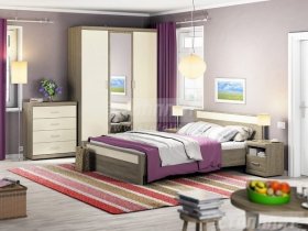 Модульная спальня Монако в Барабинске - barabinsk.mebel-nsk.ru | фото