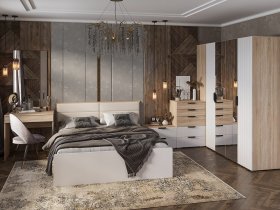 Модульная спальня Норд в Барабинске - barabinsk.mebel-nsk.ru | фото