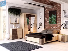 Модульная спальня Санремо в Барабинске - barabinsk.mebel-nsk.ru | фото
