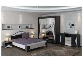 Модульная спальня Верона (Линаура) в Барабинске - barabinsk.mebel-nsk.ru | фото