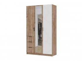 Шкаф трехстворчатый 1200 ШК-03 Орегон в Барабинске - barabinsk.mebel-nsk.ru | фото