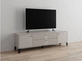Тумба под ТВ Парус-10 (кашемир/сантьяго софт) в Барабинске - barabinsk.mebel-nsk.ru | фото